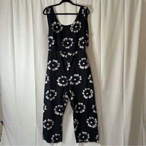 Busayo Floral Jumpsuit Purple Size 16 Rent The Runway Tie Dye Floral